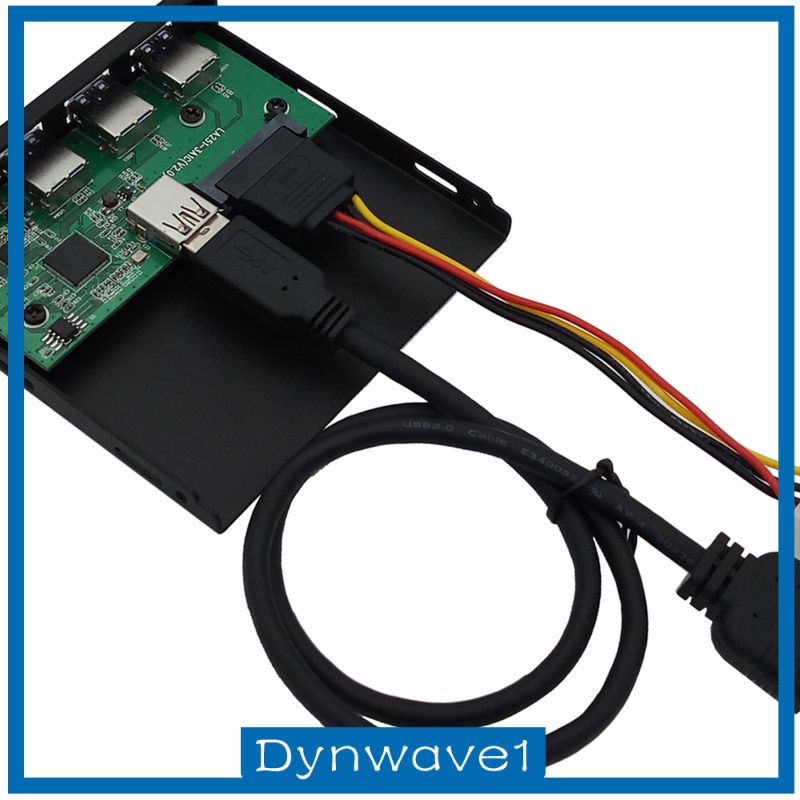 [DYNWAVE1] USB 3.0 3.5&quot; 4-Port Interface Hub Front Panel Hub Expansion Board Card 6Gbps