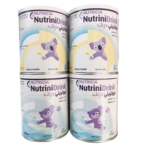 Combo 4 hộp nutrinidrink 400g - Tặng bộ học chữ và số - date 3/2021