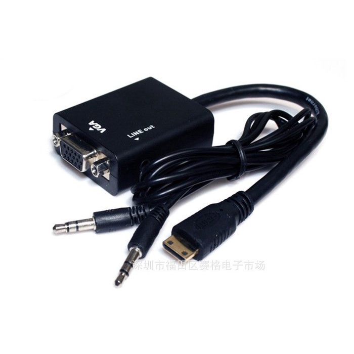 [HCM] Cáp Chuyển HDMI Sang VGA 20cm Chất Liệu Nhựa Tương Thích Với Tivi LCD