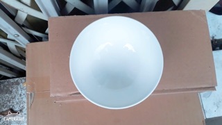 Combo 10 chén sứ trắng