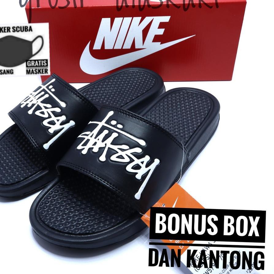 Giày Sandal Nike Benassi X Stussy Code-491 Thời Trang Cho Nam Nữ