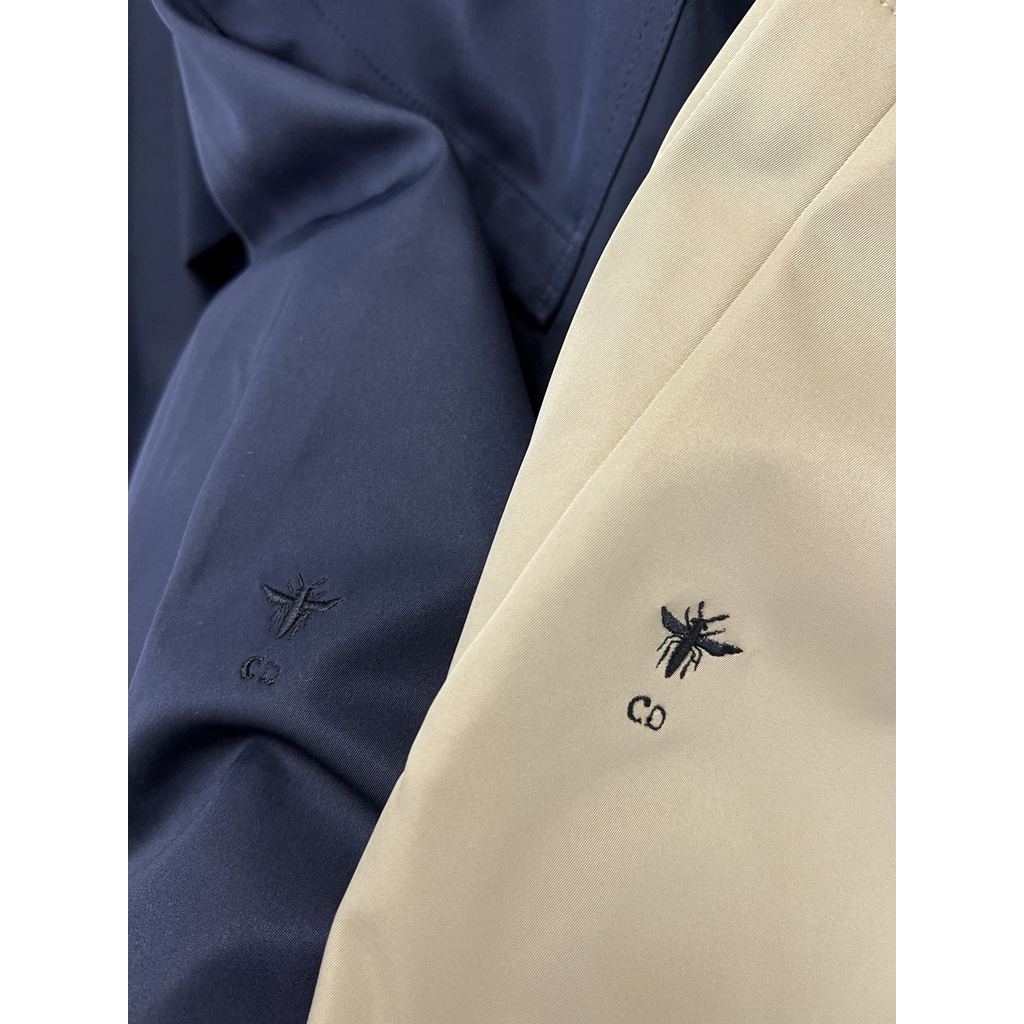 Áo gió nữ dáng ngắn thời trang cao cấp Christian Dior CD họa tiết thêu logo