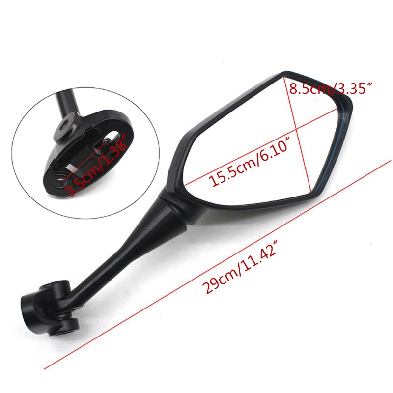 1 Cặp Gương Chiếu Hậu Gắn Tay Lái Xe Máy Lầu Năm Góc