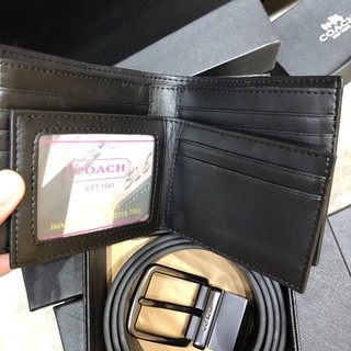 SET THẮT LƯNG COACH KÈM VÍ 2 TRONG 1
