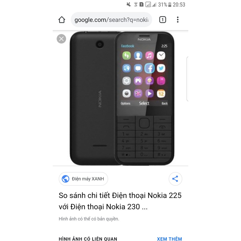 ĐIỆN THOẠI  - N225 HÀNG CHÍNH HÃNG NOKIA