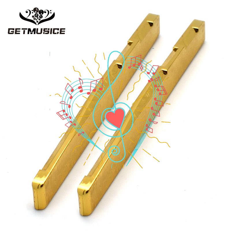 Gối kê cổ bằng đồng thau cho đàn Guitar 72 / 76 * 3 * 7.8-6.9mm