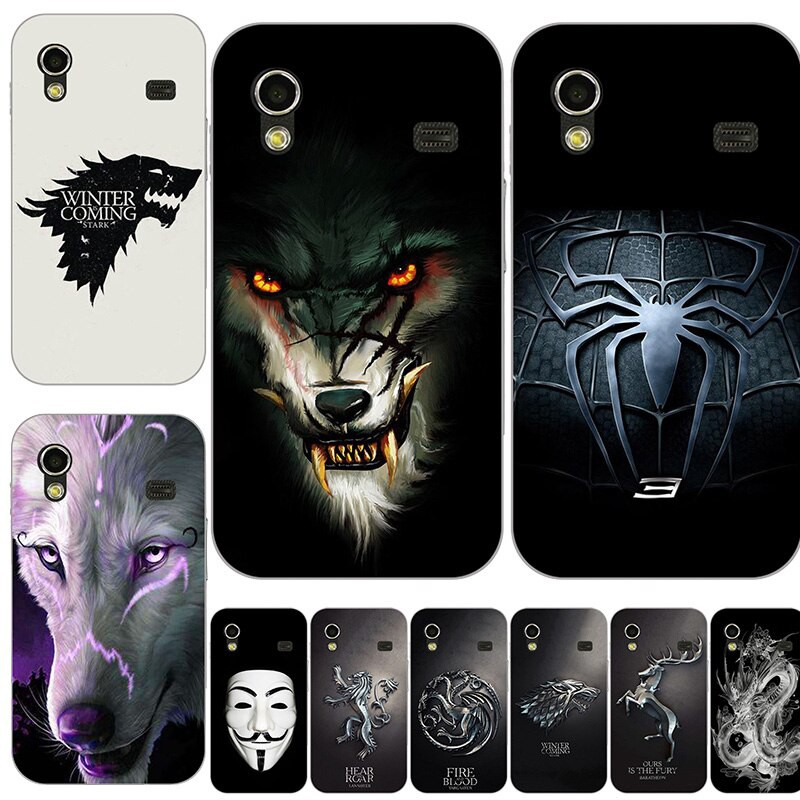 Fashion Cartoon Case For Samsung Galaxy Ace S5830i GT S5830 GT-S5830i Phone Bag Cat Landscape Drawing Back Cover Hot