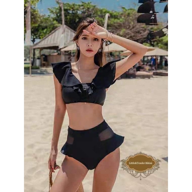 BIKINI 2 MẢNH PHỐI LƯỚI SPANDEX