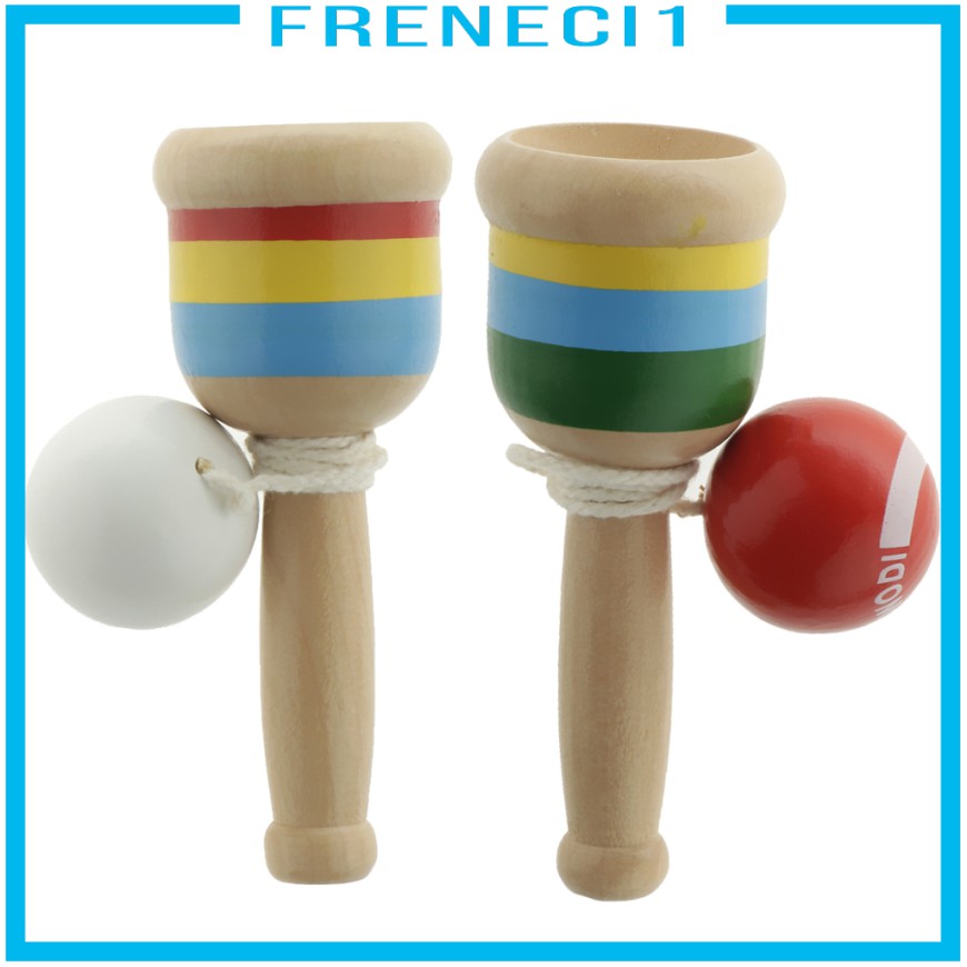 Cốc Gỗ Kendama 1 Phong Cách Nhật Bản Cổ Điển