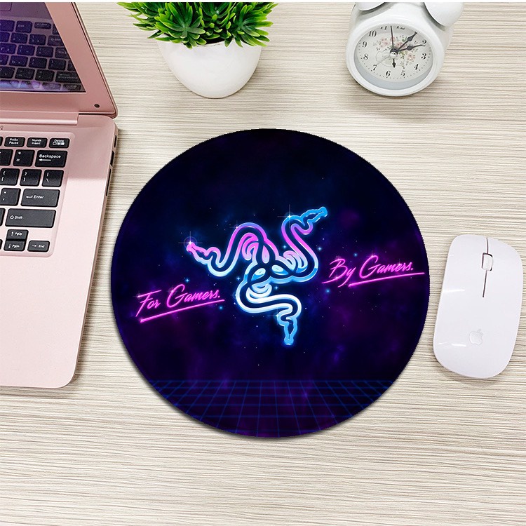 Lót Chuột Bo Tròn Cỡ Vừa Size 25 Cm , Lót Chuột Văn Phòng - Nhiều Mẫu Lựa Chọn - Hình In Chi Tiết - Bo viền 360 Độ