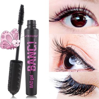 [Hàng mới về] Mascara YANQINA sợi 3D màu đen chuốt mi cong tự nhiên không thấm nước