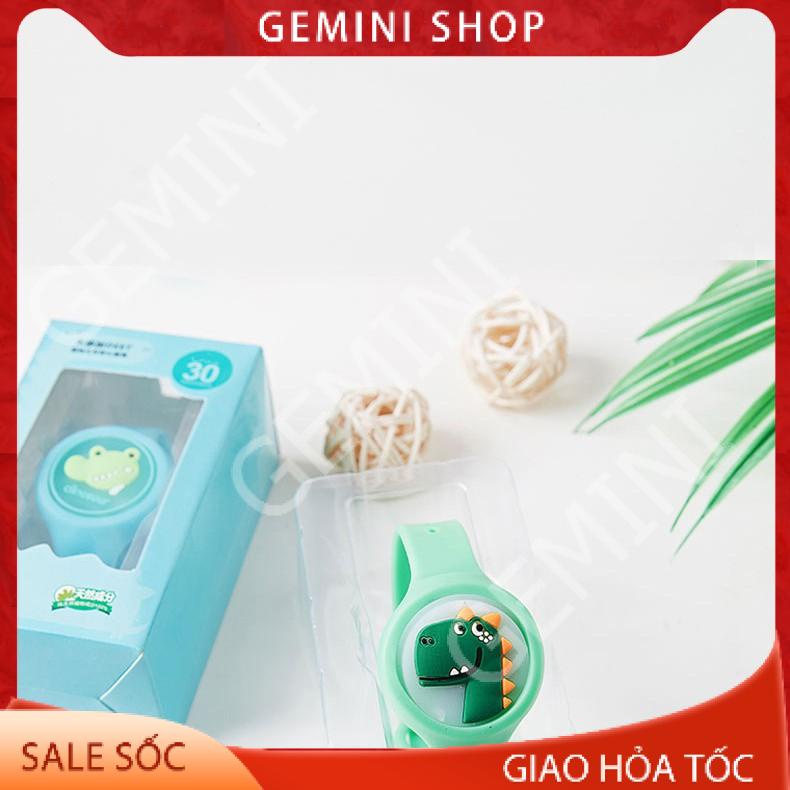 Vòng đeo tay đồng hồ chống đuổi muỗi M28 tinh dầu chống muỗi led phát sáng cho trẻ em và cho bé GEMINI SHOP