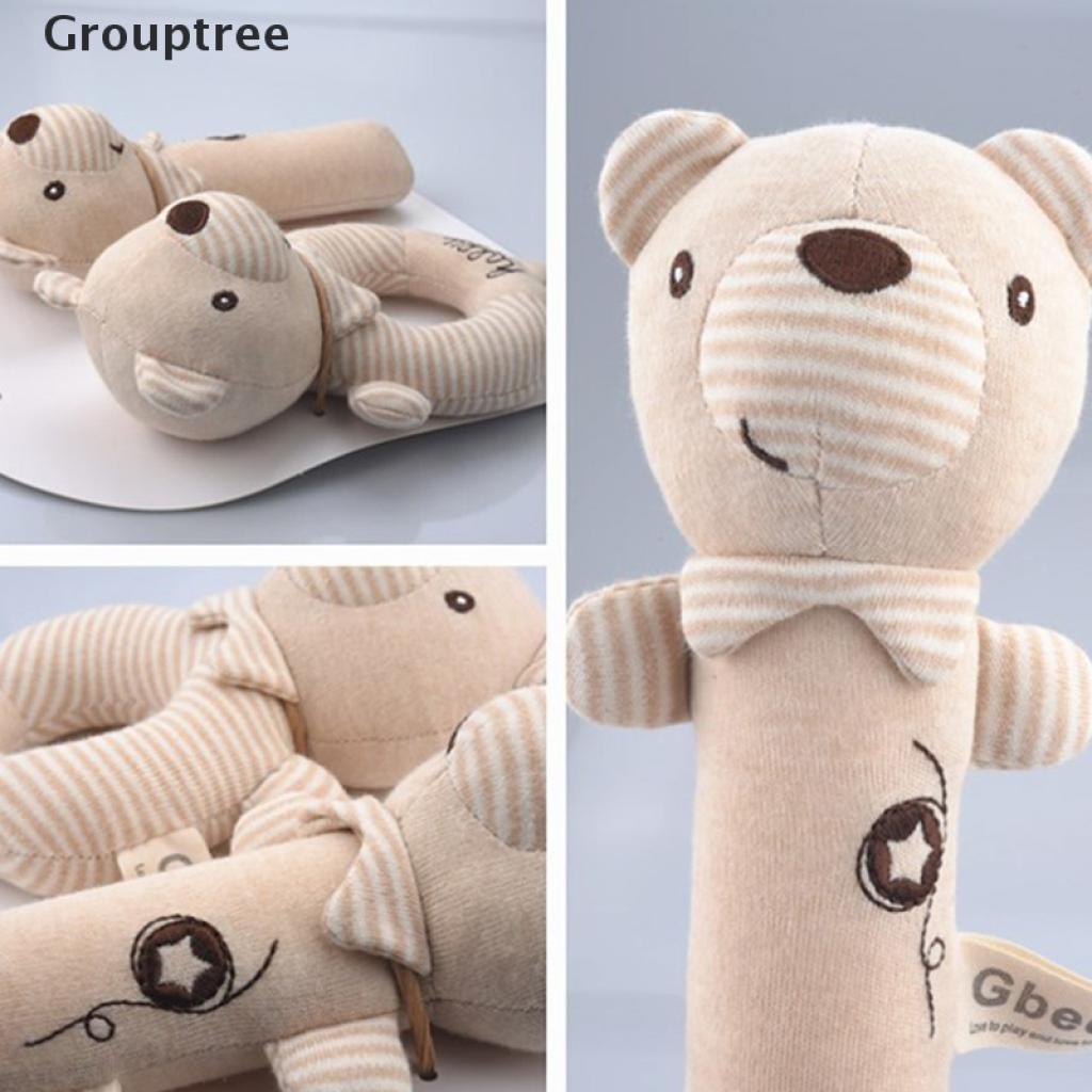 Lục Lạc Cầm Tay Hình Thú Nhồi Bông Dễ Thương Cho Bé