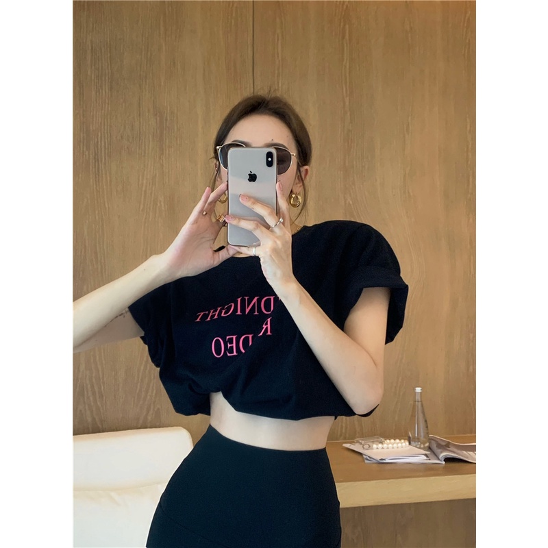 Áo Thun Nữ Ngắn Tay In Chữ Thời Trang | BigBuy360 - bigbuy360.vn