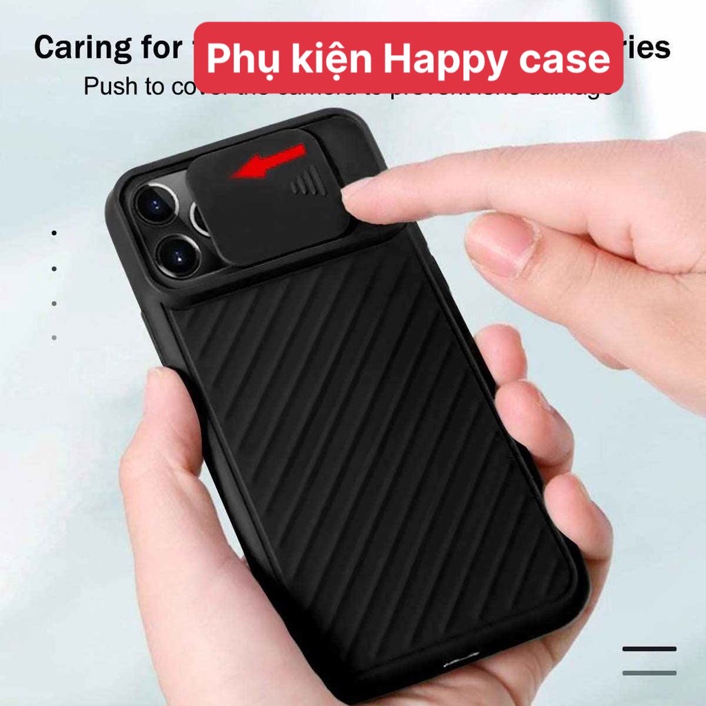 Ốp Lưng Bảo Vệ Camera Nắp Trượt, Ốp iphone Dẻo
