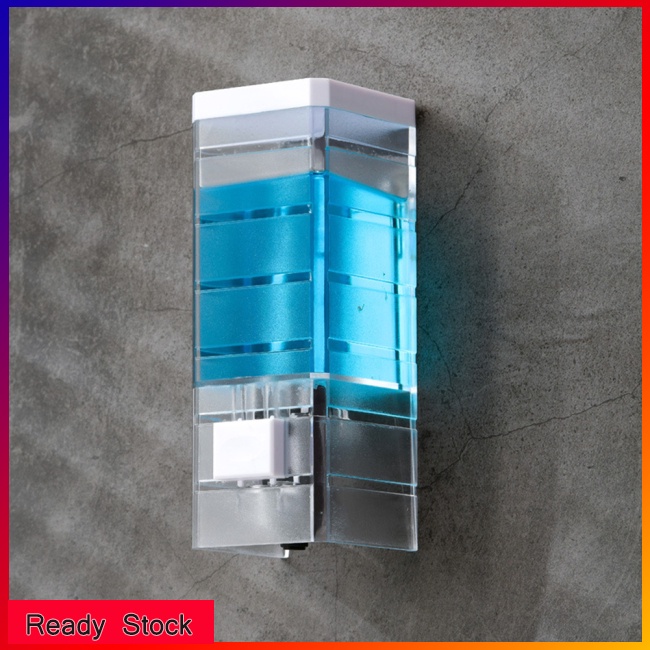 Bình Đựng Xà Phòng/Dầu Gội/Sữa Tắm 250ml Gắn Tường Trong Suốt
