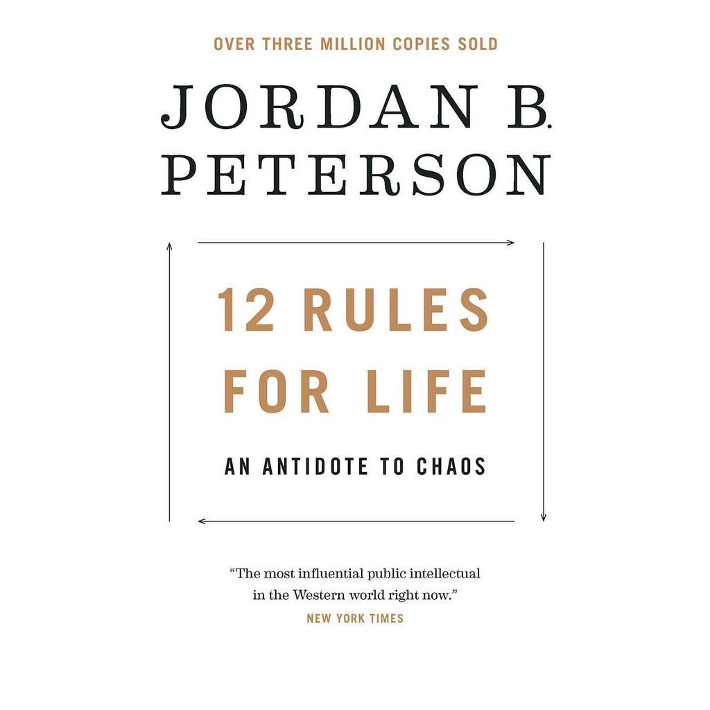 Sách - 12 Rules for Life: An Antidote to Chaos by Jordan B. Peterson (US edition, paperback)