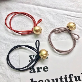 Sỉ 10 buộc tóc hình charm lợn 45k