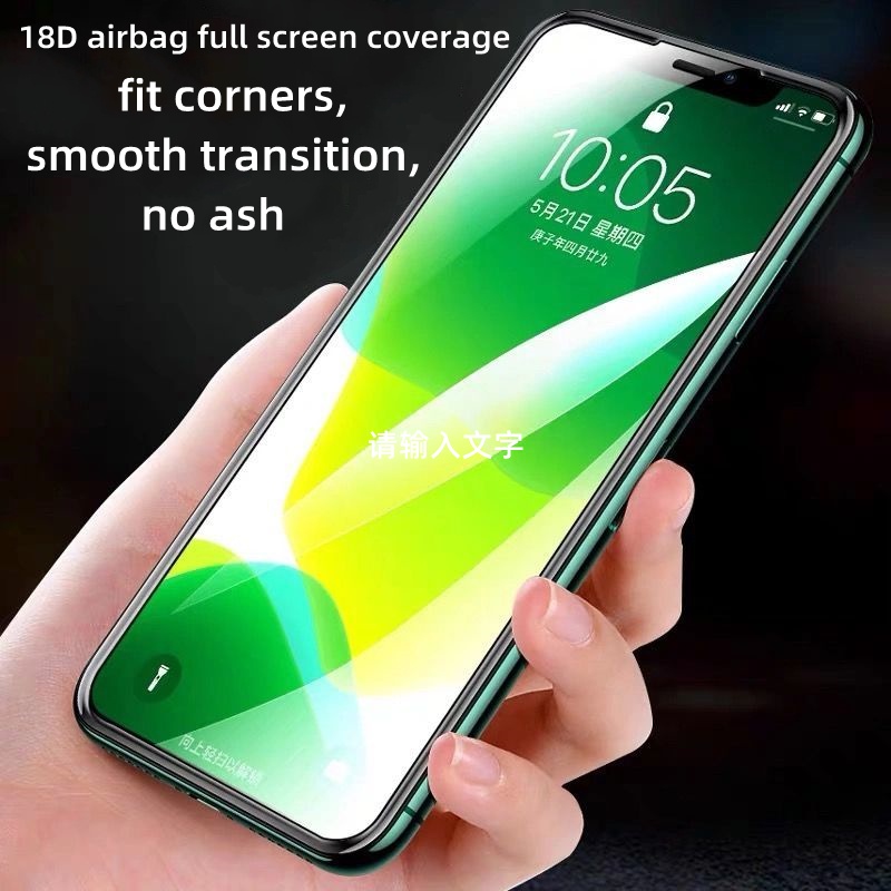 Kính Cường Lực 18D Bảo Vệ Màn Hình iphone 13 12 11 Pro Max 13 12 Mini X XR XS Max iphone 6 7 8 Plus