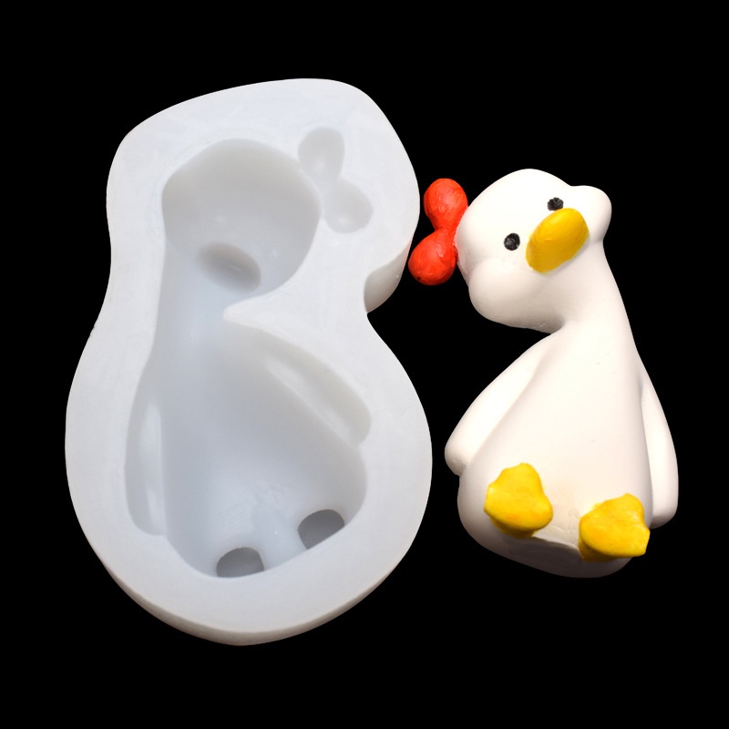 Khuôn Silicone Làm Bánh / Xà Phòng / Socola Hình Vịt / Bướm Diy