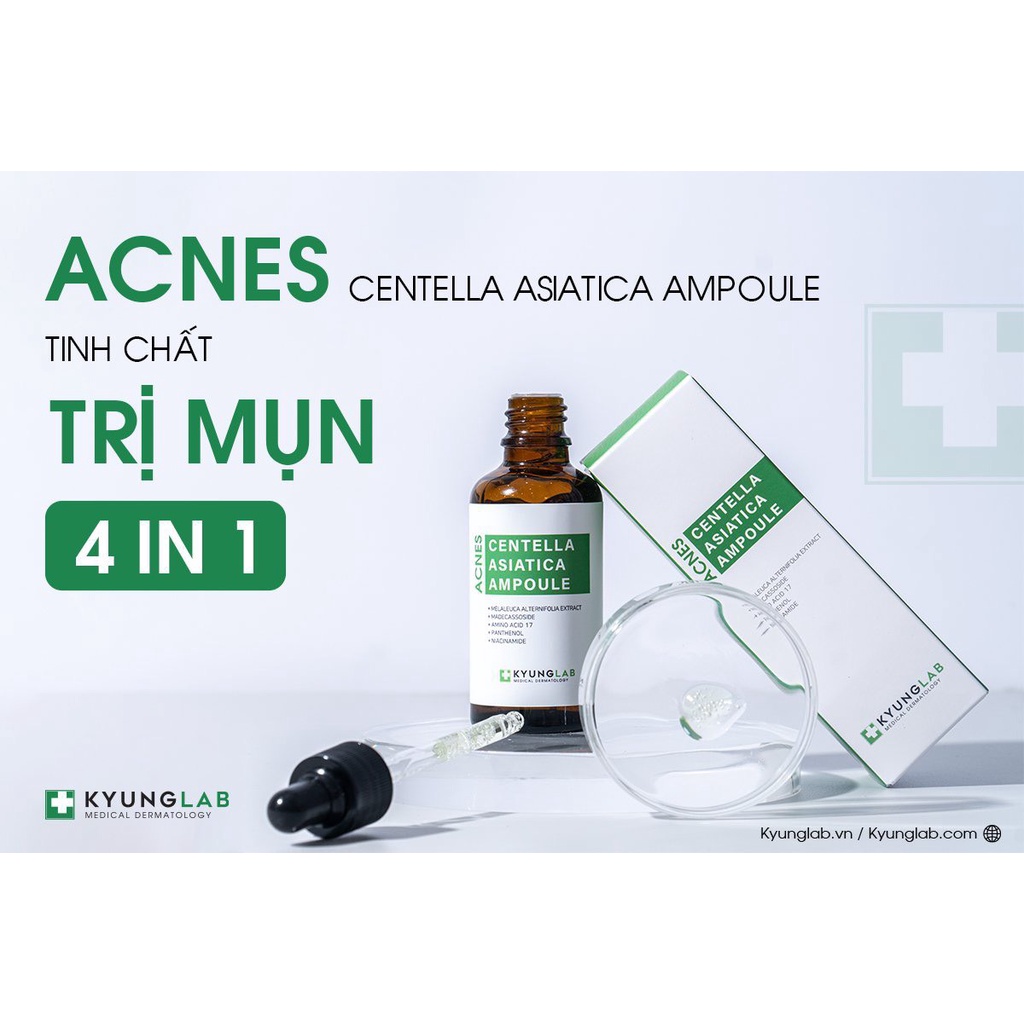 Tinh chất serum giảm mụn, ngừa mụn KYUNG LAB ACNES CENTELLA ASIATICA AMPOULE 50ml