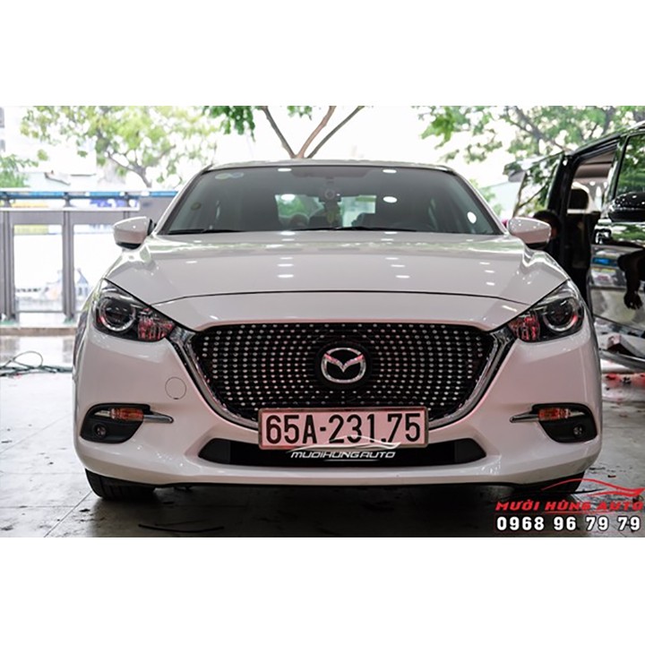 Lưới Tản Nhiệt - Mặt Ga Lăng Dành Cho Mẫu Xe MAZDA 2017-2020 Mẫu Sao Rơi Tại TPHCM