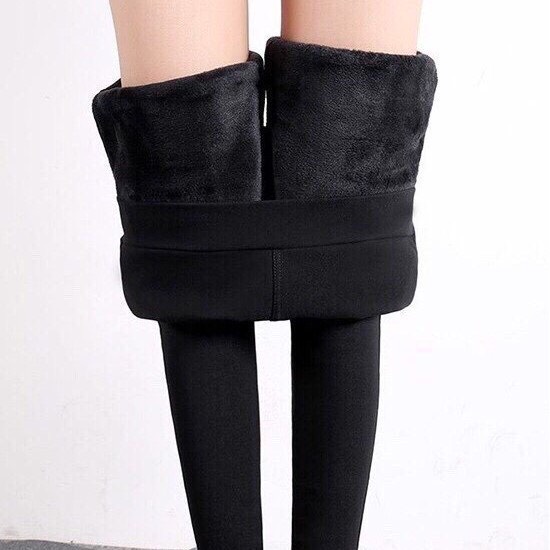 Quần legging lót lông nữ DOLOXI cạp cao nâng mông ôm chân GU629