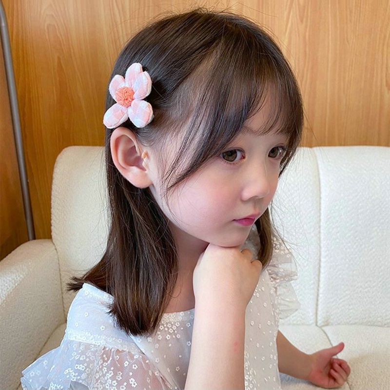 Set 8 Kẹp Tóc Nơ Ruy Băng Cho Bé Gái