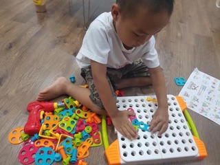 Bộ Đồ Chơi Button Gear-119 Chi Tiết