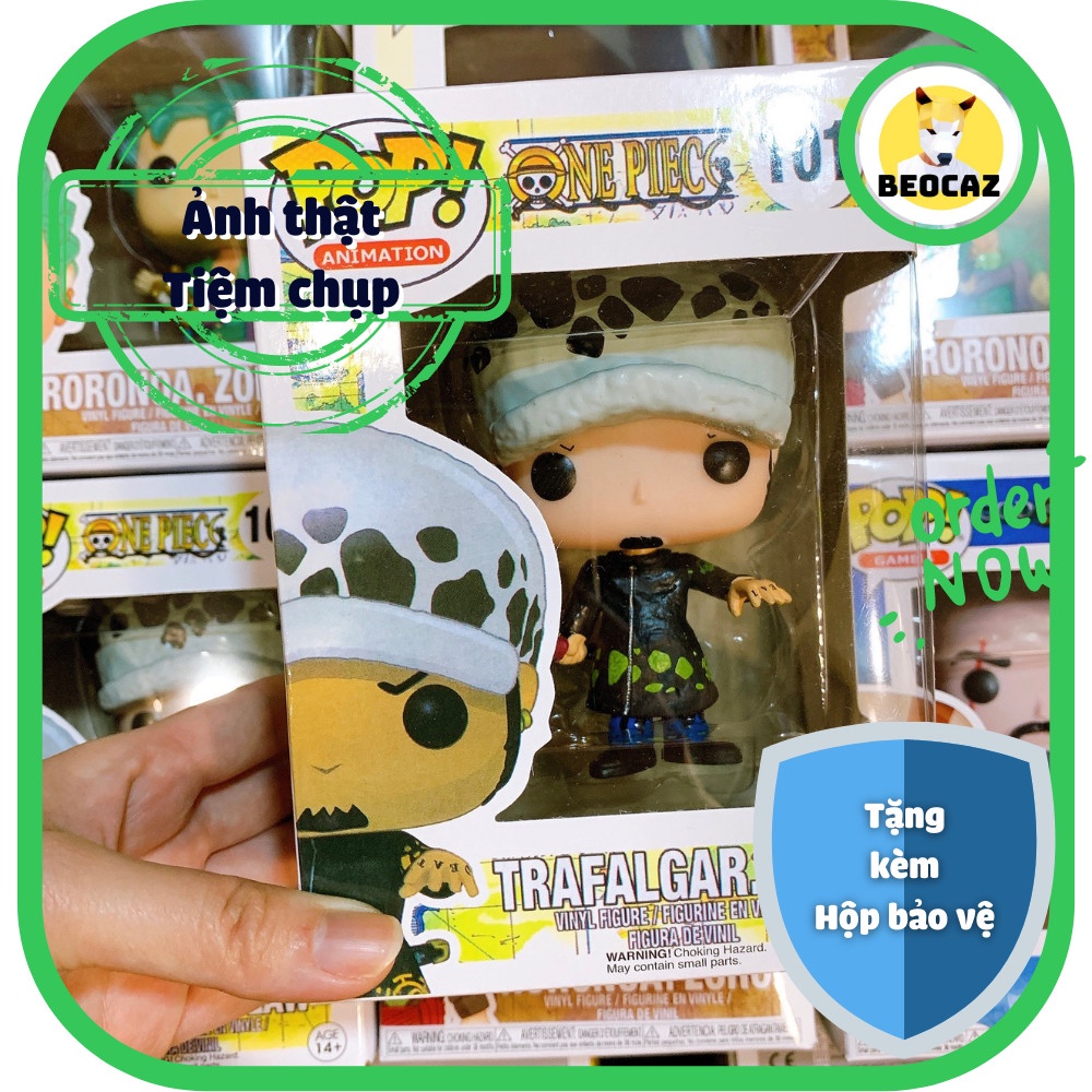 [Ship Hỏa Tốc][Full Box] [Tặng Hộp Bảo Vệ] Mô hình Funko chibi Trafalgar Law Đảo Hải Tặc One Piece No.101