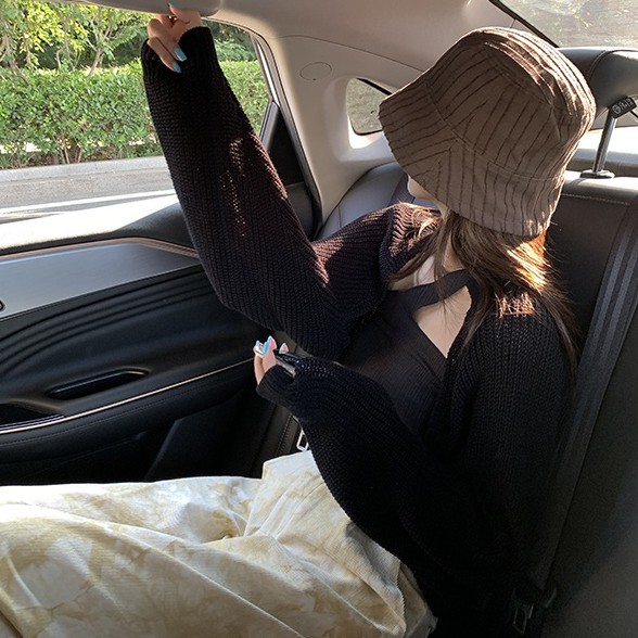 NZN Áo khoác cardigan kiểu dáng xinh xắn phong cách Hàn Quốc cho nữ