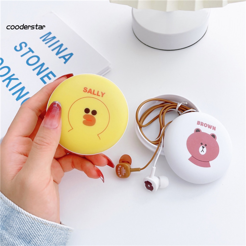 Tai Nghe Nhét Tai Cood 3.5mm Chống Ồn Thiết Kế Dễ Thương Cho Điện Thoại