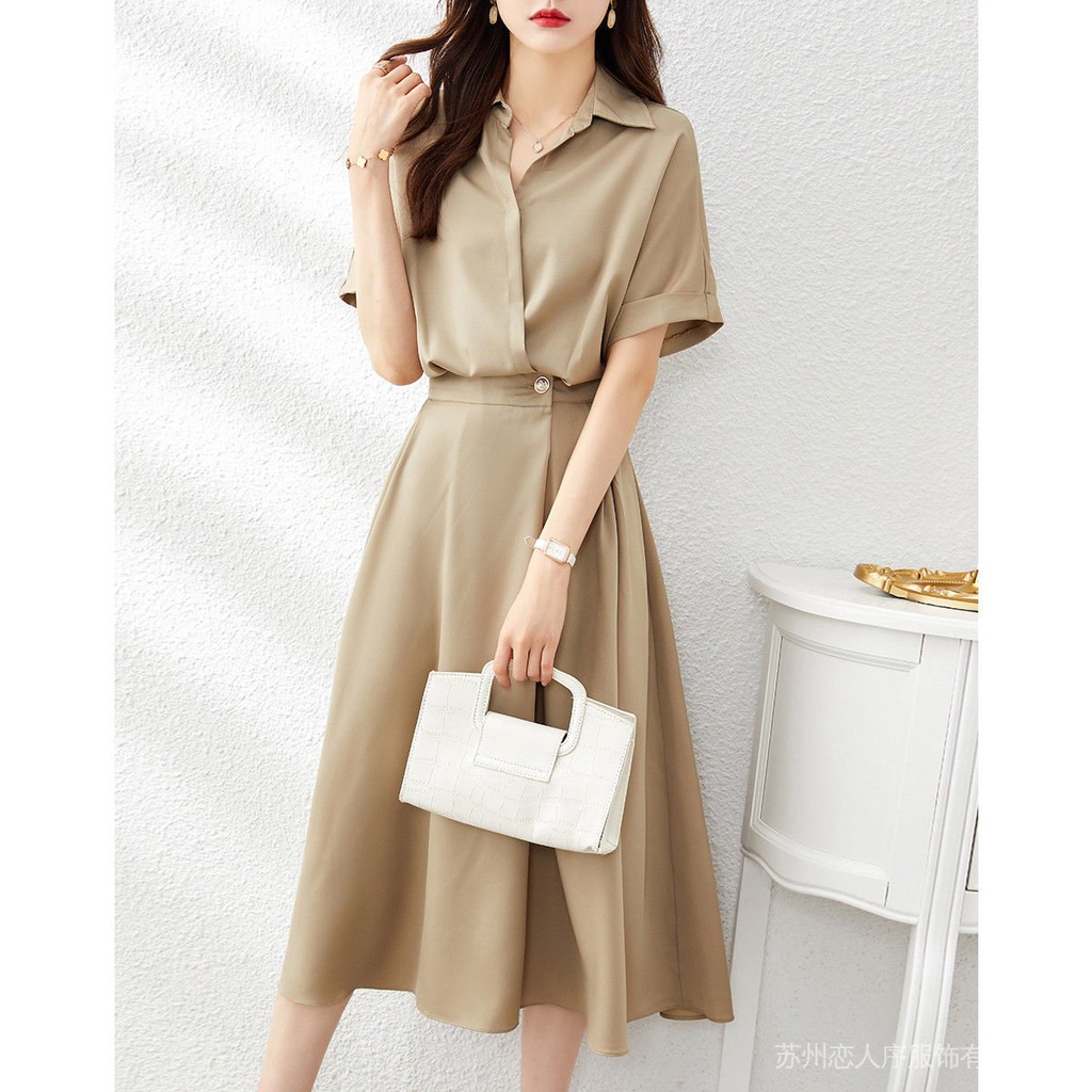 Terre BLEUE Giày POLO Ôm Eo Nhỏ Nhắn Có Cổ Thời Trang Mùa Hè Đơn Giản Cho Nam Và Nữ