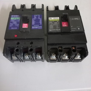 MCCB aptomat 3 pha 100A bãi Nhật