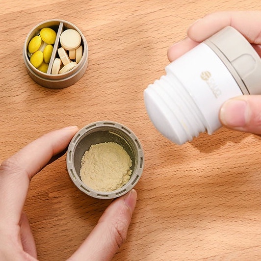 Hộp Đựng Thuốc Chia Thuốc Đa Năng Phong Cách Nhật Bản