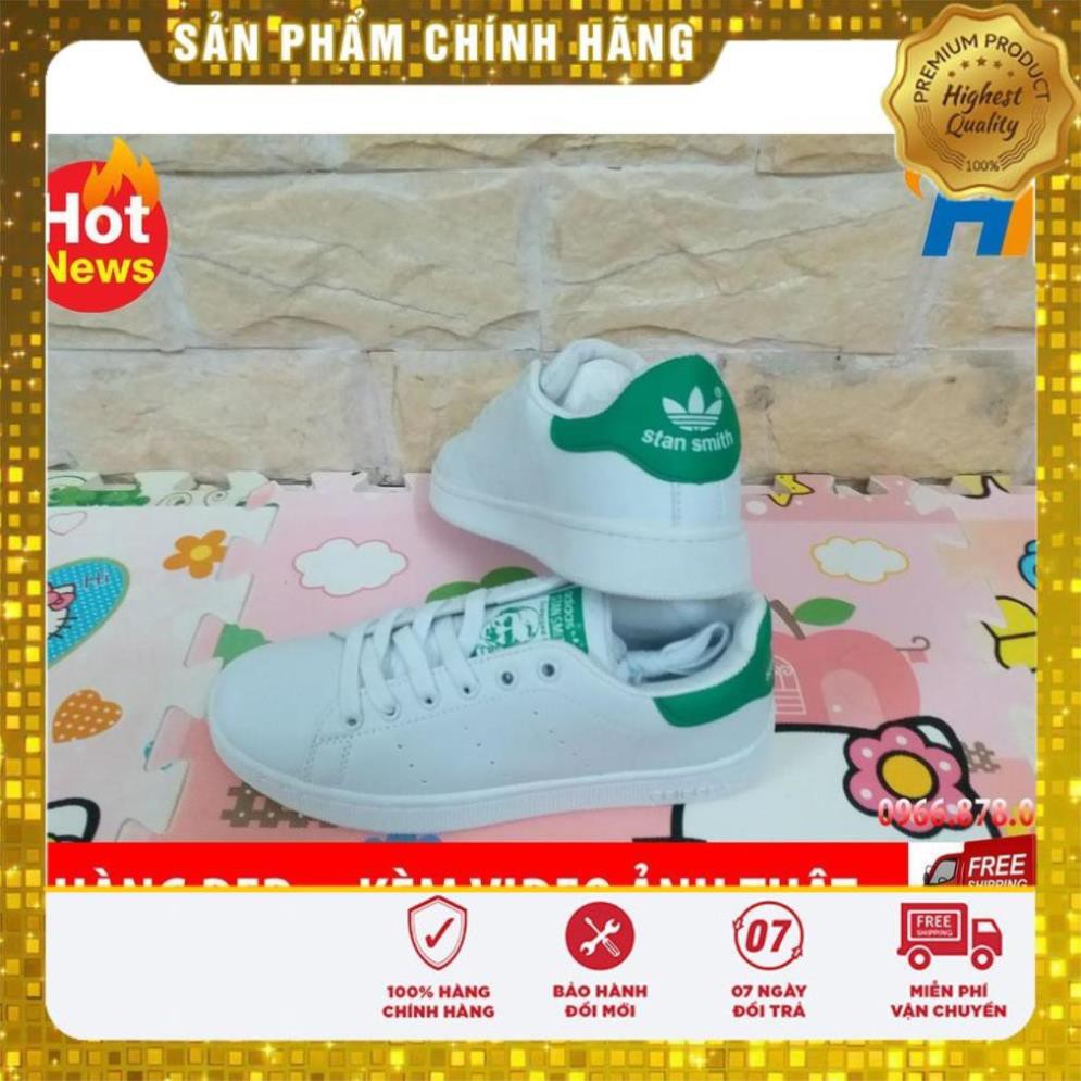 [Chính Hãng] ⚡[SALE OFF] Giày Adidas stan smith gót xanh lá Nam nữ . 2020 new . 2020 ️🥇 . NEW : " - bh12