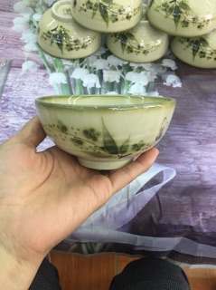10 bát cơm vẽ chuồn giả cổ Bát tràng