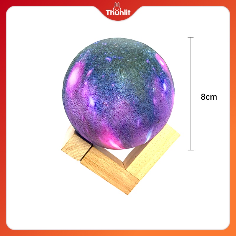 Đèn ngủ Thunlit họa tiết bầu trời sao sử dụng pin thiết kế lãng mạn