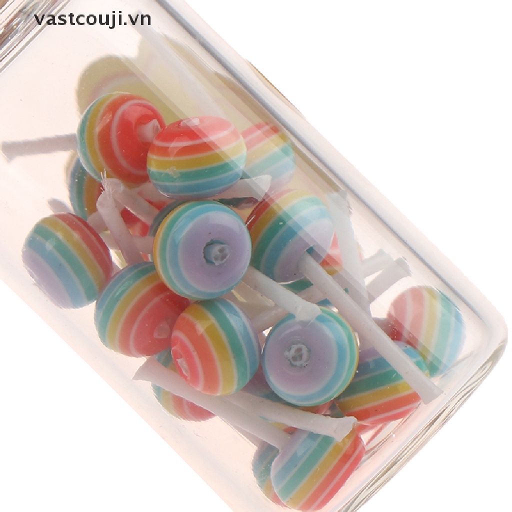 Hộp Đựng Kẹo Mút / Món Tráng Miệng / Món Tráng Miệng Kèm Giá Đỡ Kẹo Cho Nhà Búp Bê 1 / 1