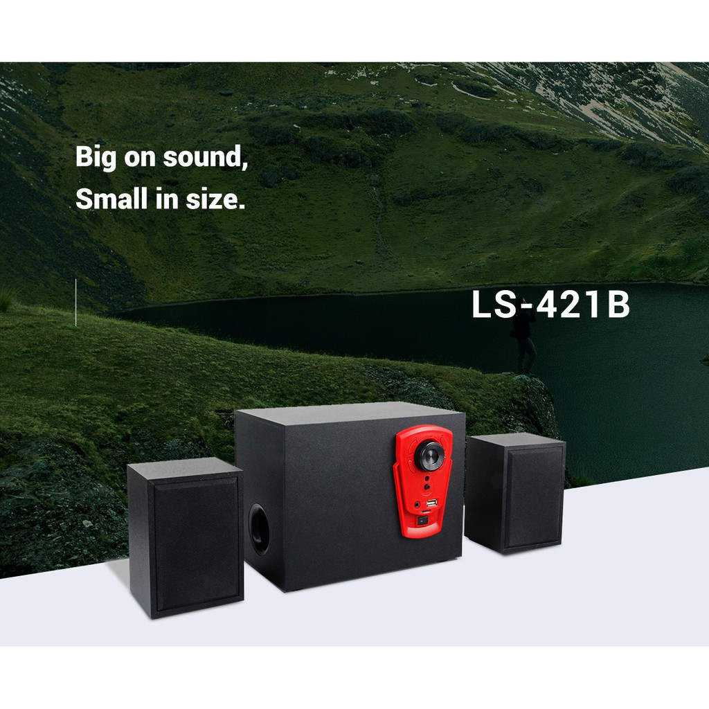 Loa vi tính TAGWOOD LS 421B không dây bluetooth 2 loa treble 1 loa sub,Âm thanh 2.1,Công suất lên đến 30W kèm remote