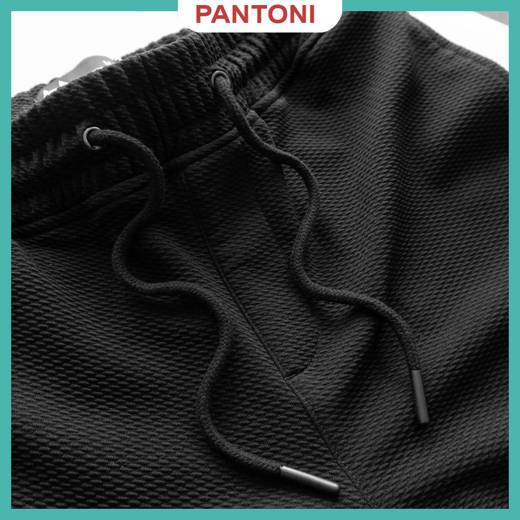 Quần short nam Pantoni chất đũi mềm mát, quần ngố nam chuẩn form cạp chun dây rút(SD99)