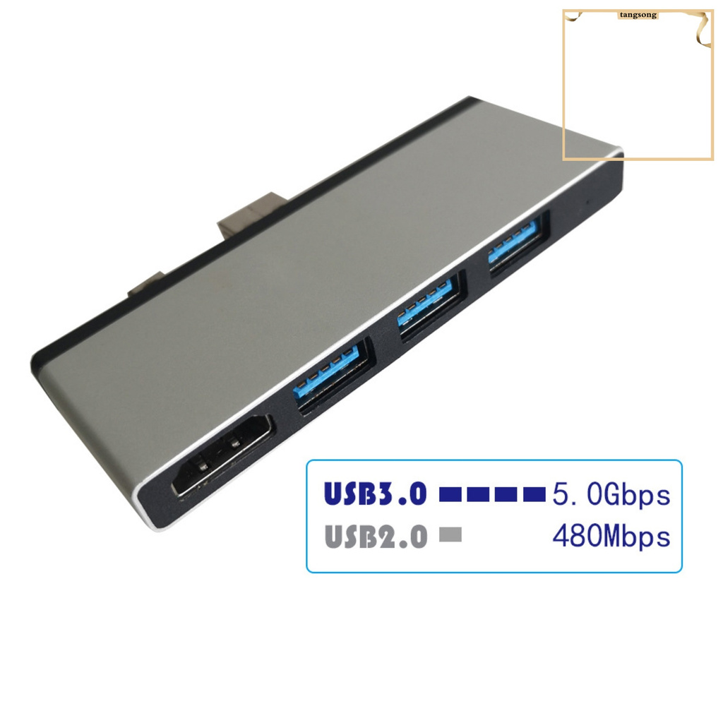 Bộ Chia Cổng Usb 3.0 4 Trong 1 Cho Máy Tính Bảng Surface Pro4 / 5 / 6 | BigBuy360 - bigbuy360.vn
