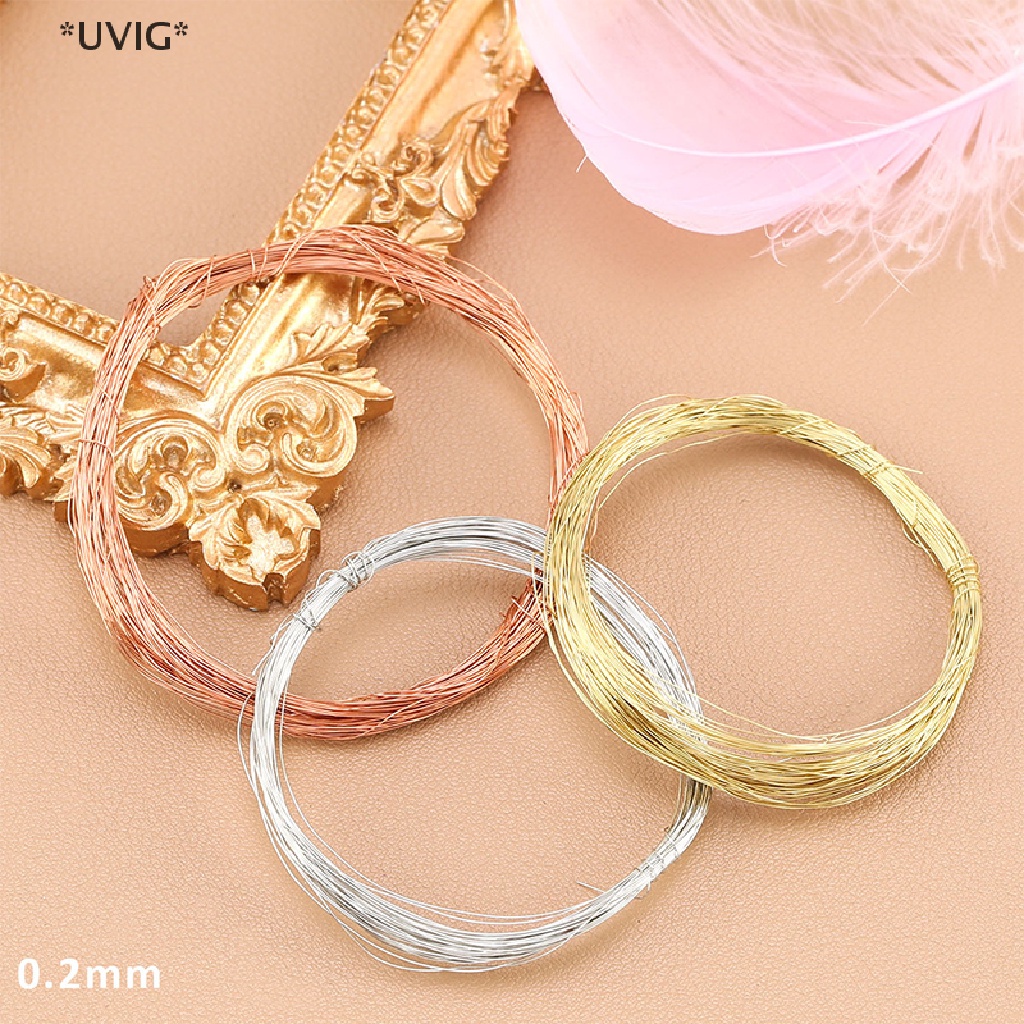 [[UVIG]] 1 Roll Metal Wire Line Gold/Silver Nail Art Copper Wire Jewelry DIY Nail Decor [Hot Sell]