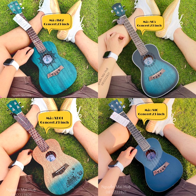 Đàn ukulele Concert Andrew chính hãng- tặng đủ phụ kiện