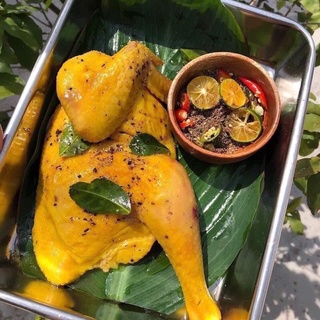 GÀ Ủ MUỐI HOA TIÊU KHAY NỬA CON