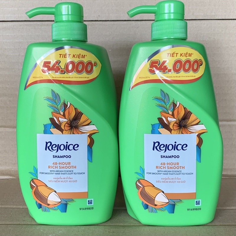 Dầu gội Rejoice Thái Lan siêu mềm mượt 48giờ 900ml .