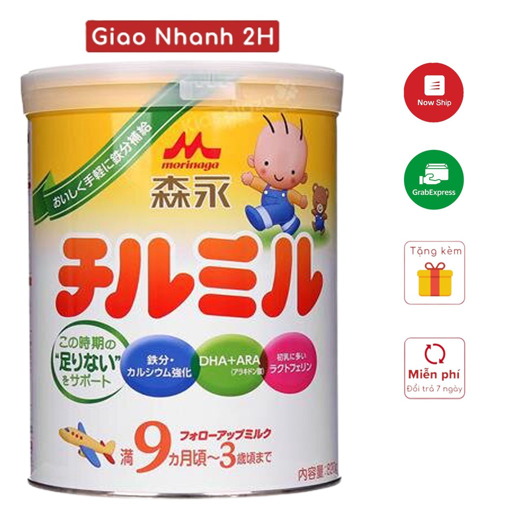 Morinaga xách tay số 9 (1-3 tuổi))