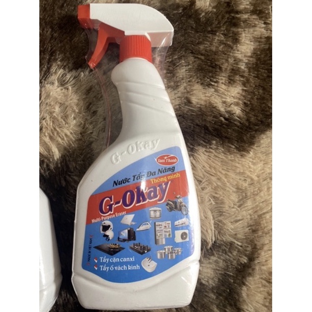 Nước tẩy rửa đa năng , tẩy xoong nồi , tẩy cặn canxi G okay 600ml