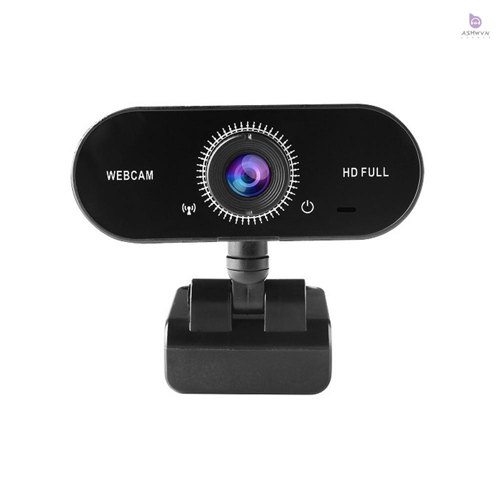 Webcam USB 2K màu đen có kẹp chống tiếng ồn tùy chỉnh tiện dụng | BigBuy360 - bigbuy360.vn