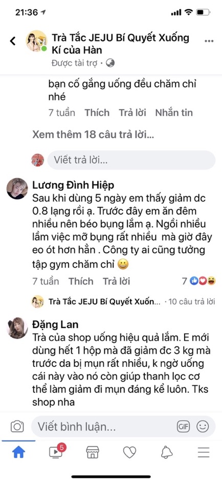 TRÀ TẮC JEJU CHÍNH HÃNG MUA